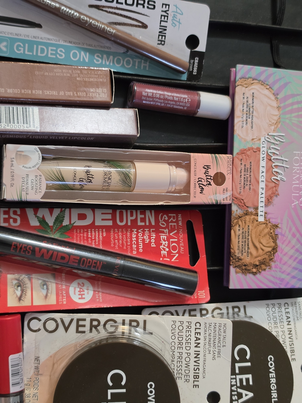 COVERGIRL Mascara & Eye Makeup Assortment with Black and Pink Accents